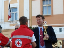 Humanitární jednotky červeného kříže měřily své síly